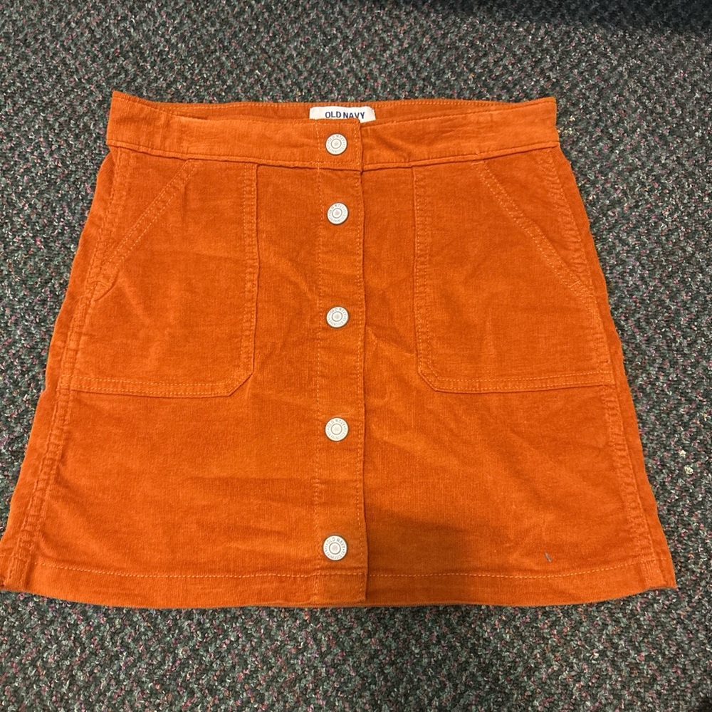 Old Navy Women's Mini Skirt in Vibrant Orange